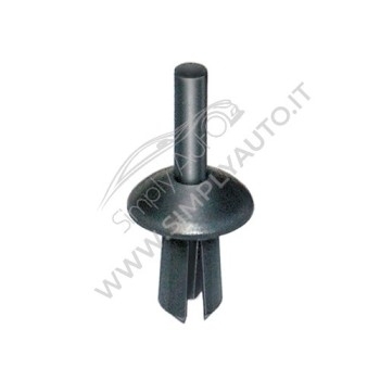Bottone di fissaggio foro Ø 3.5 mm per rivestimenti interni e ripari Audi, Volkswagen Peugeot e Citroen vari modelli 