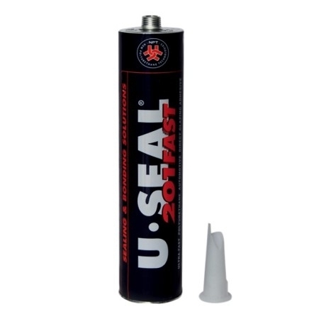Sigillante PU 310 ml per vetri - colore nero