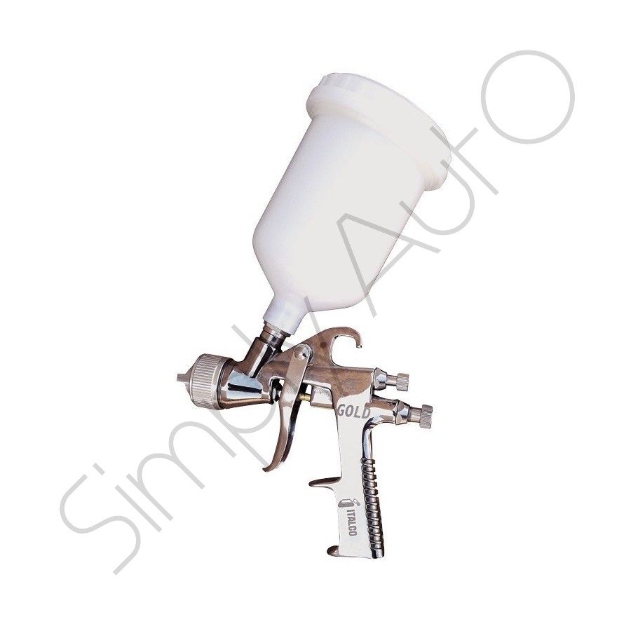 Aerografo professionale economico con tazza da 600 mm. Componenti in acciaio inox